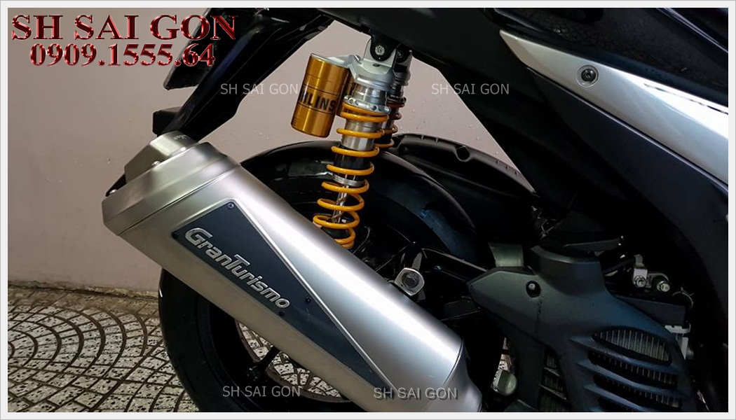 Hình ảnh pô granturismo sang trọng cho xe NVX 125cc 155cc giá tốt nhất uy tín ở SG